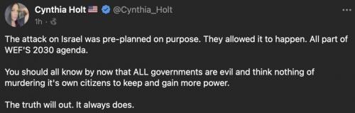 Holt on Israel