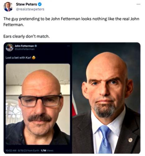 John Fetterman Double