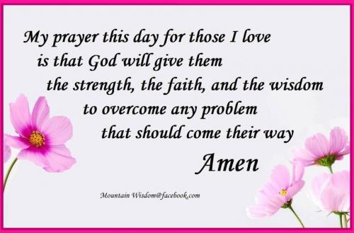 103023 - Prayer for those I love