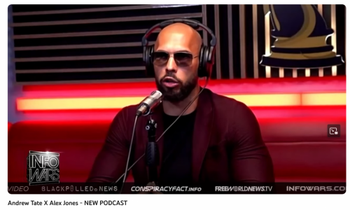 Andrew Tate X Alex Jones - NEW PODCAST