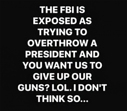 M give up guns
