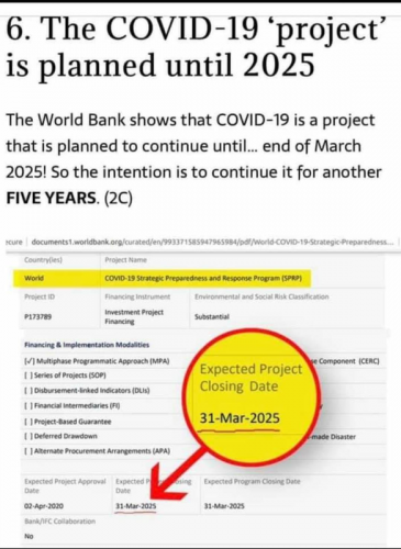 COVID, Pandemic, World Bank, Mask, Vaccine -- Part II in 2025