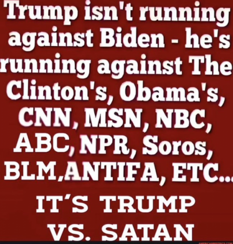 trump running against