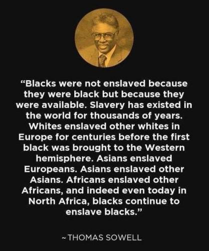 thomas sowell slavery
