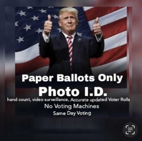 USA paper ballots