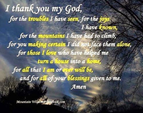 110123 - I thank you my God