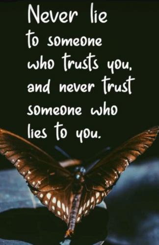 M never lie