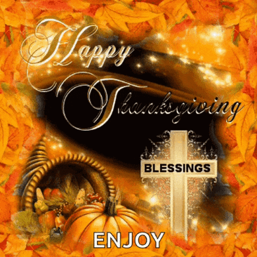 Happy Thanksgiving, Cross -- Blessings