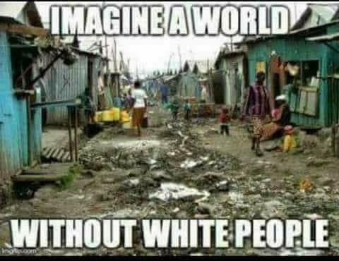 world without white people