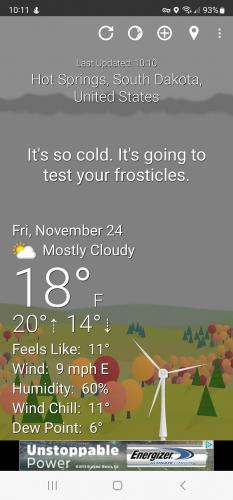 test your frosticles in south dakota