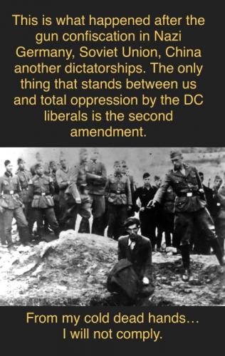 M I will not comply