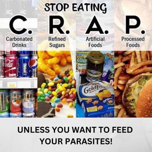 Stop eating crap