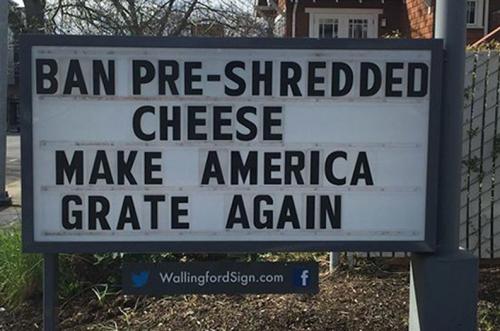 Pre-shredded cheese