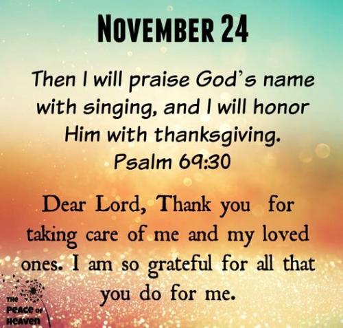 112423 - Ps 69-30 - Thanksgiving praise