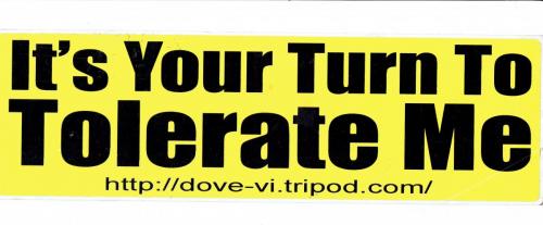 bumper sticker