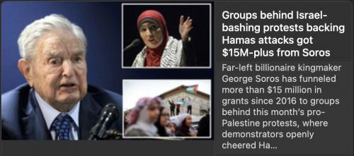 Soros funded Hamas