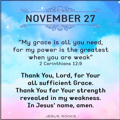 112723 - 2 Cor 12-9 When you are weak