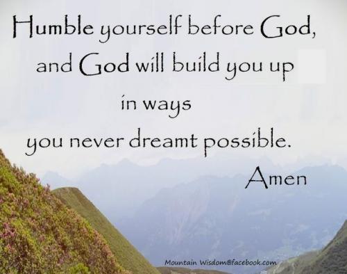111723 - Humble youself before God