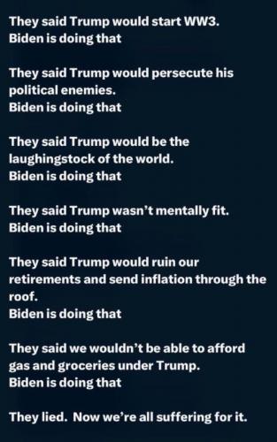 M They said Trump