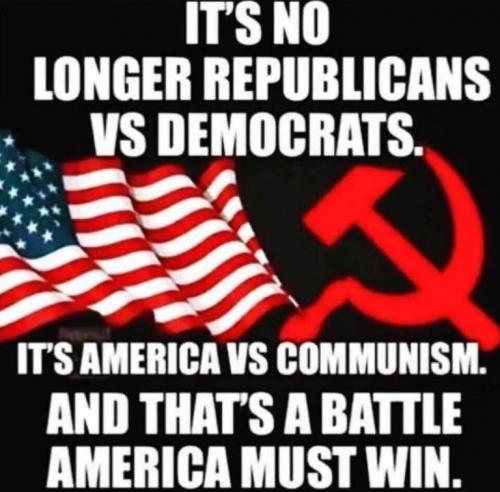 Democrat, Republican -- Communists vs Capitalist (America)