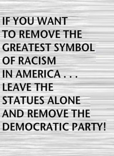 USA symbol of racism
