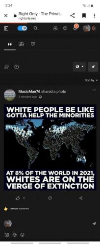 world of white people