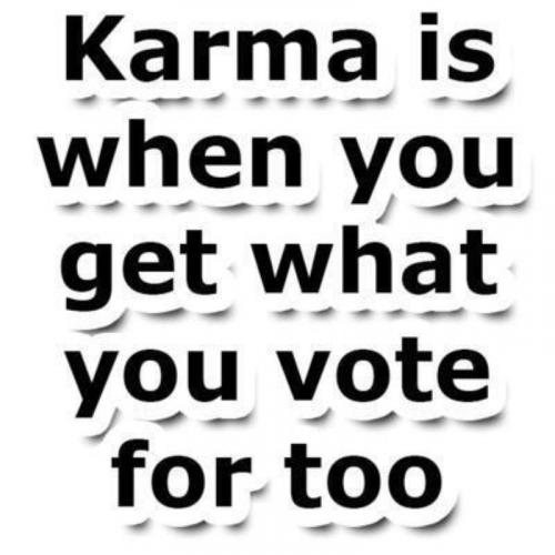 M get what you vote for