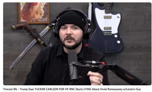 Screenshot 2023-11-10 at 06-52-29 (40) Timcast IRL - Trump Says TUCKER CARLSON FOR VP RNC Starts LYING About Vivek Ramaswamy w_Lectern Guy - YouTube