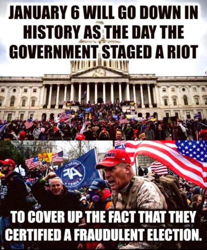 January 6th ~Government Staged Riot~