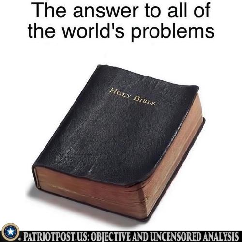 Answer to all the world's problems