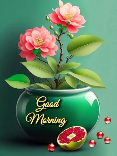 111623 - GM flower pot & fruit