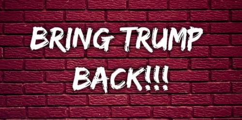 M bring back Trump