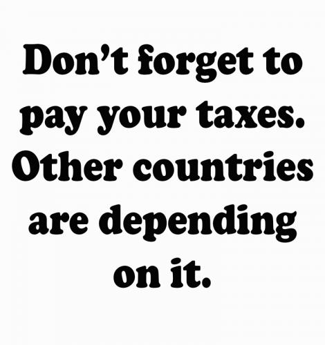 M Pay your taxes