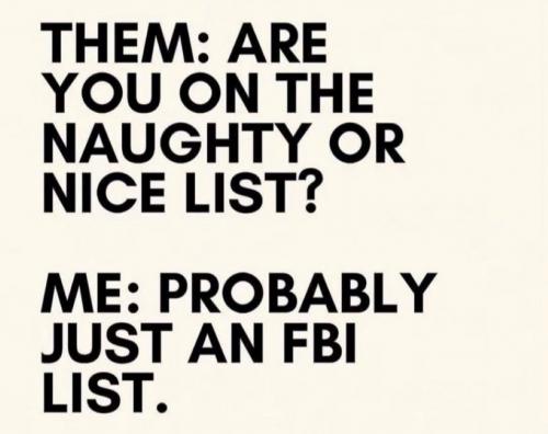 X FBI list