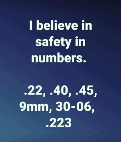 M safety in numbers
