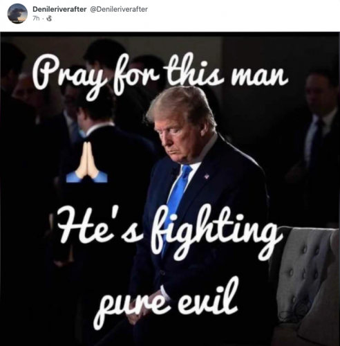 Trump, Democrats, Evil, Liberals -- Pray for Trump