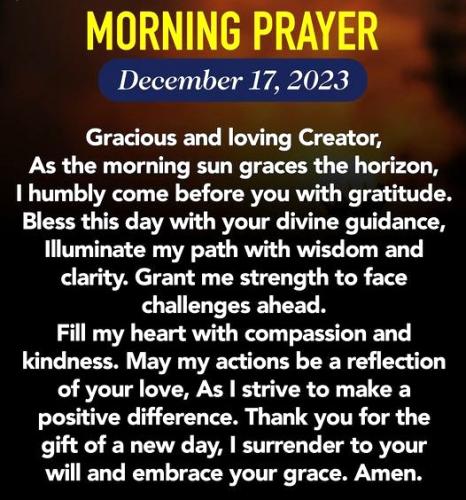 121723 - Gratitude, guidance, strength
