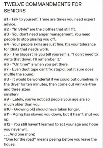 USA 12 commandments