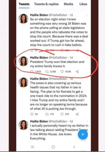 HALLIE BIDEN   GETTR