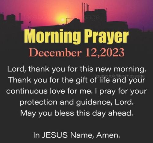 121223 - Bless day ahead