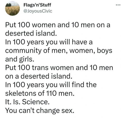 can't change sex