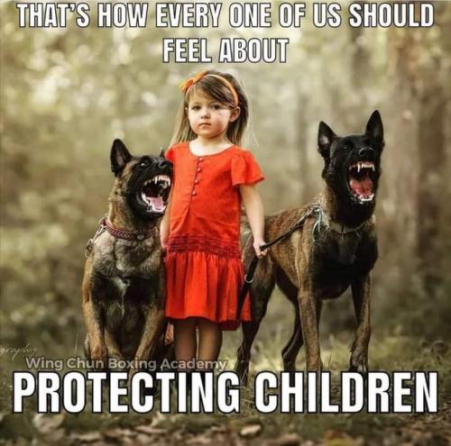 Protecting children - That's how we should feel