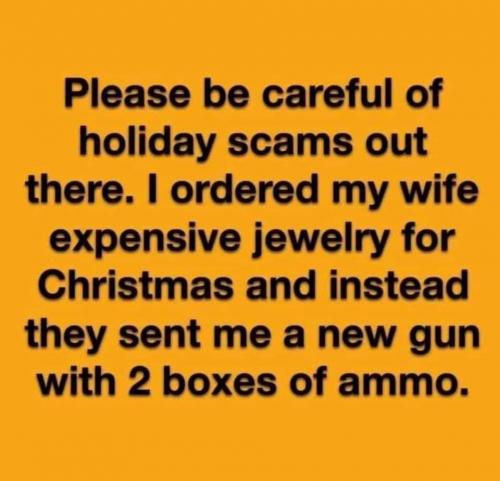 Christmas scams - Be careful
