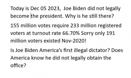 joe not president