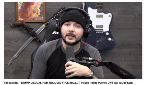 Screenshot 2023-12-19 at 17-01-31 (75) Timcast IRL - TRUMP DISQUALIFIED REMOVED FROM BALLOT Insane Ruling Pushes Civil War w_Joe Kent - YouTube
