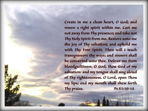 Renew a right spirit