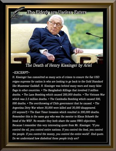 The Death of Henry Kissinger by Ariel