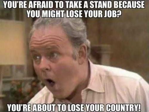 USA take a stand