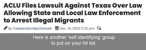 ACLU self ID