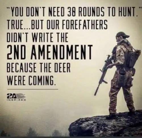 2A wasn't deer